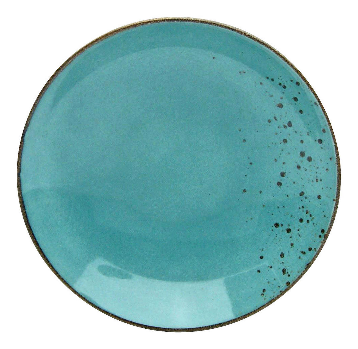 CreaTable Suppenteller NATURE COLLECTION türkis Steinzeug D: ca. 22 cm NATURE COLLECTION - türkis (22,00cm) - CreaTable