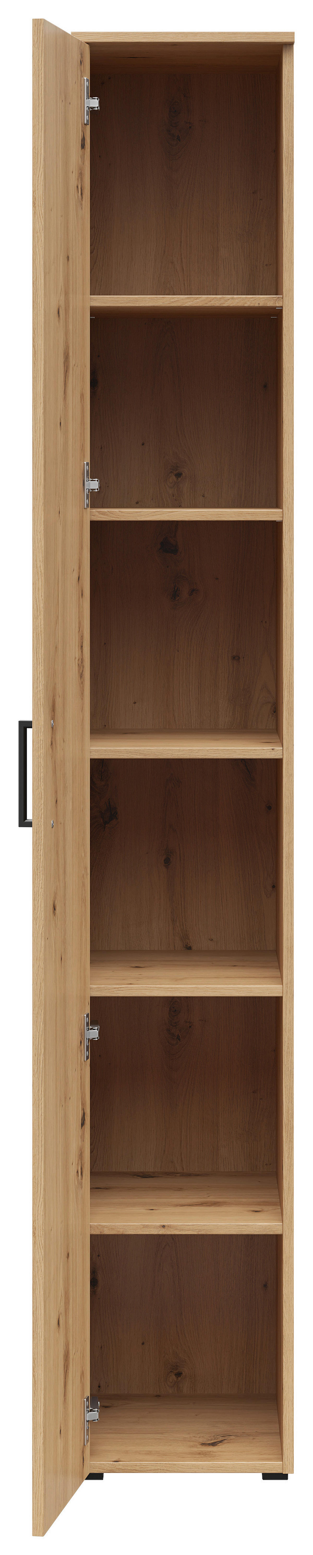Schrank Multi-Stauraum Typ 8 Eiche Artisan Nachbildung B/H/T: ca. 30x195x40 cm Multi-Stauraum Typ 8 - Eiche (30,00/195,00/40,00cm)