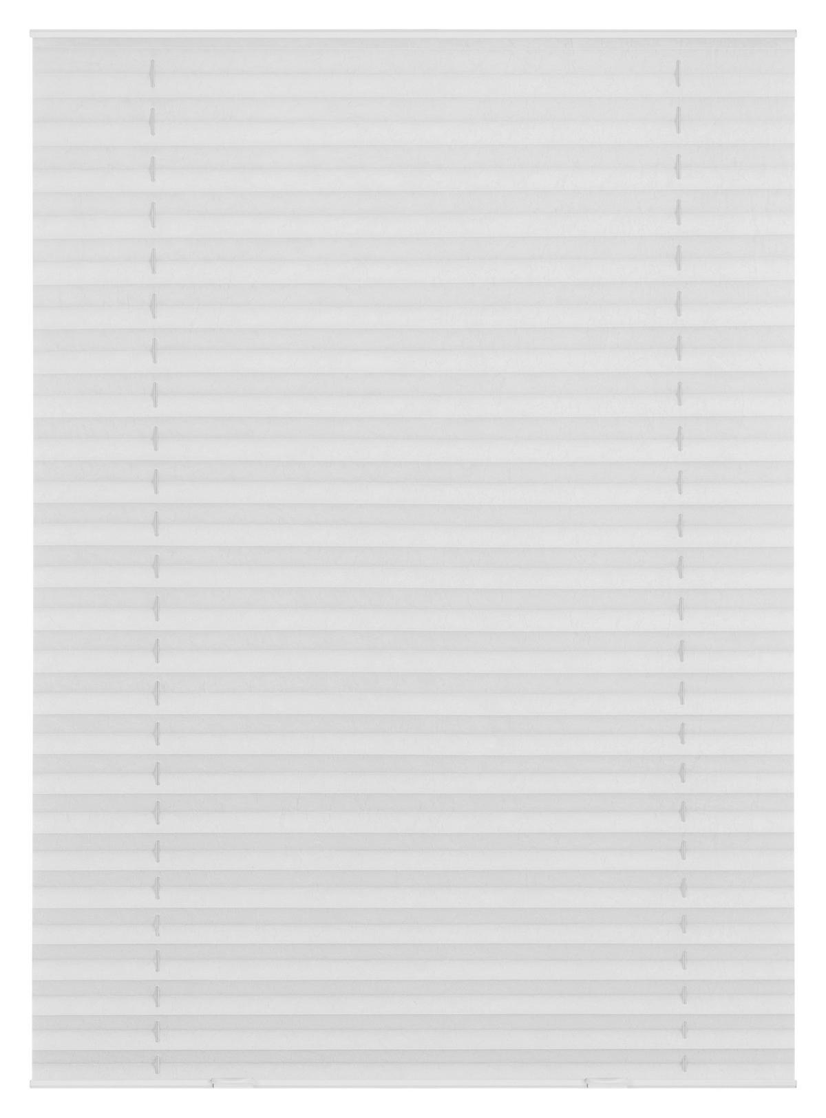 Plissee für Dachfenster weiß B/L: ca. 95,3x122 cm Plissee_für_Dachfenster_Haftfix - weiß (95,30/122,00cm) - LICHTBLICK