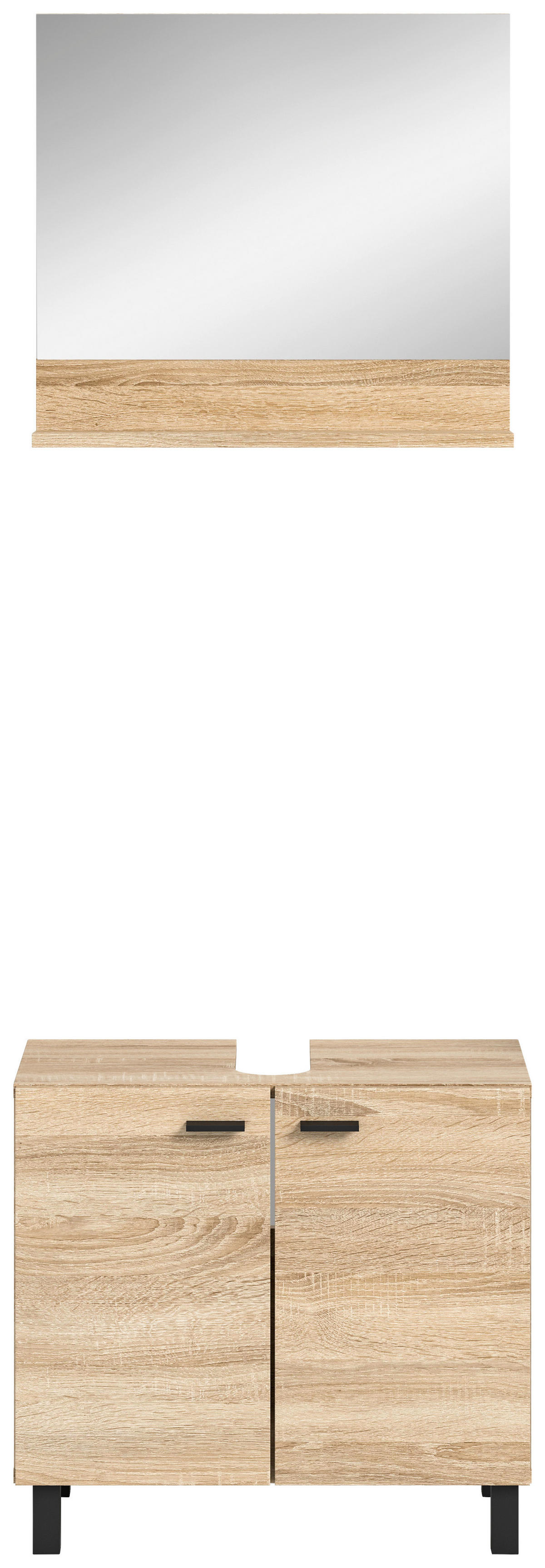 Badezimmer-Set BOSTON Eiche Sonoma Nachbildung B/H/T: ca. 57x44x33 cm BOSTON - Eiche (57,00/44,00/33,00cm) - xonox.home