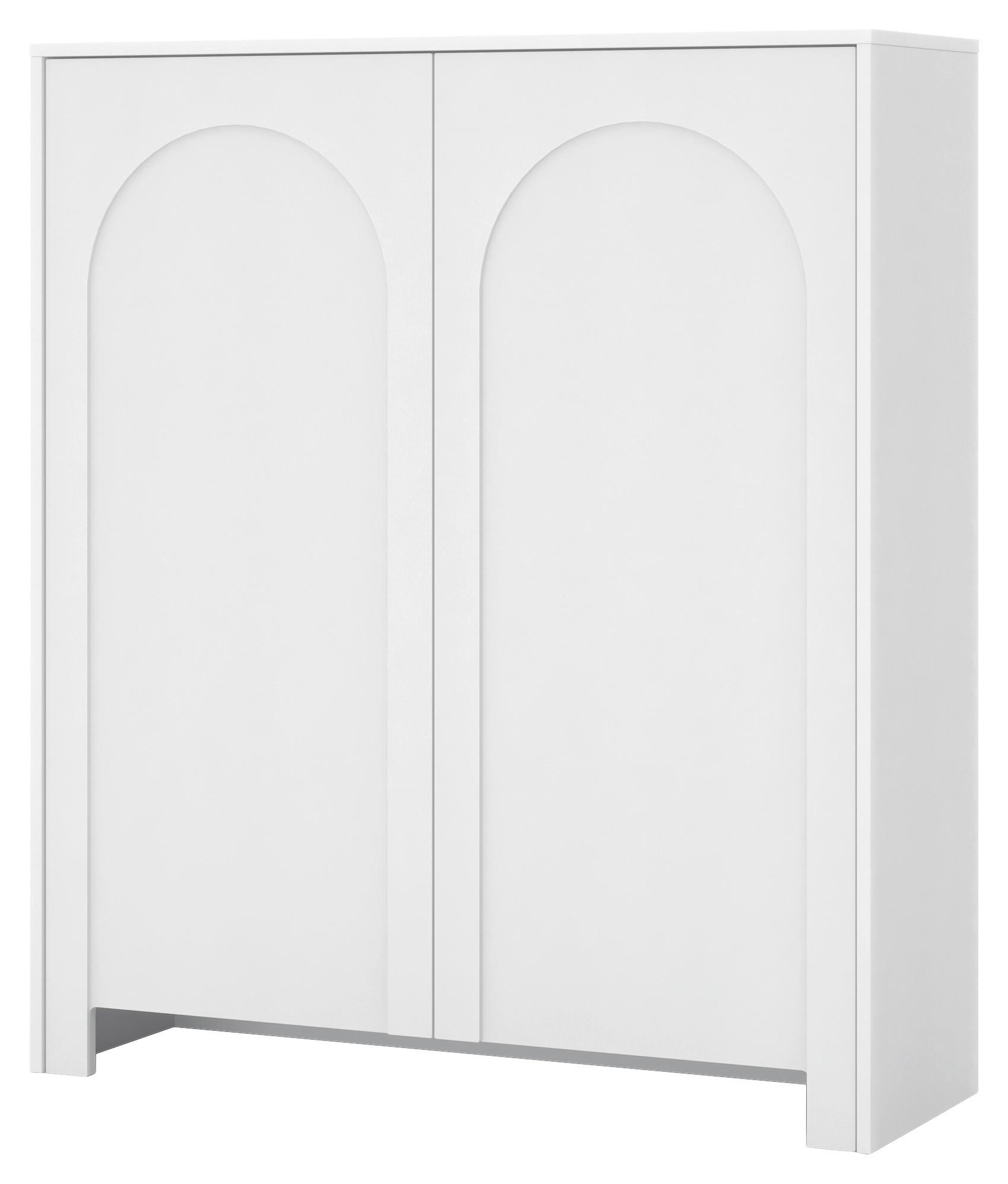 Kommode ARCO weiß B/H/T: ca. 100x117x35 cm ARCO - weiß (100,00/117,00/35,00cm) - WIPMEB