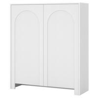Kommode ARCO weiß B/H/T: ca. 100x117x35 cm ARCO - weiß (100,00/117,00/35,00cm) - WIPMEB