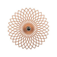 Opviq Wandleuchte Fellini Kupfer Metall B/H/T/L: ca. 12x50x12x50 cm E27 1 Brennstellen Fellini - Kupfer (50,00/12,00/50,00cm) - Opviq