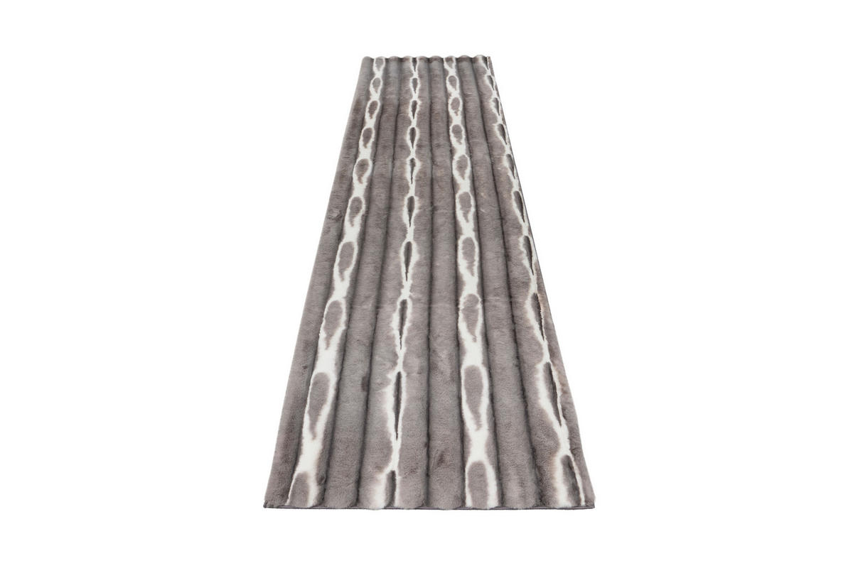 Obsession Teppich Whispering Waves silber B/L: ca. 80x300 cm Whispering Waves - silber (80,00/300,00cm) - Obsession