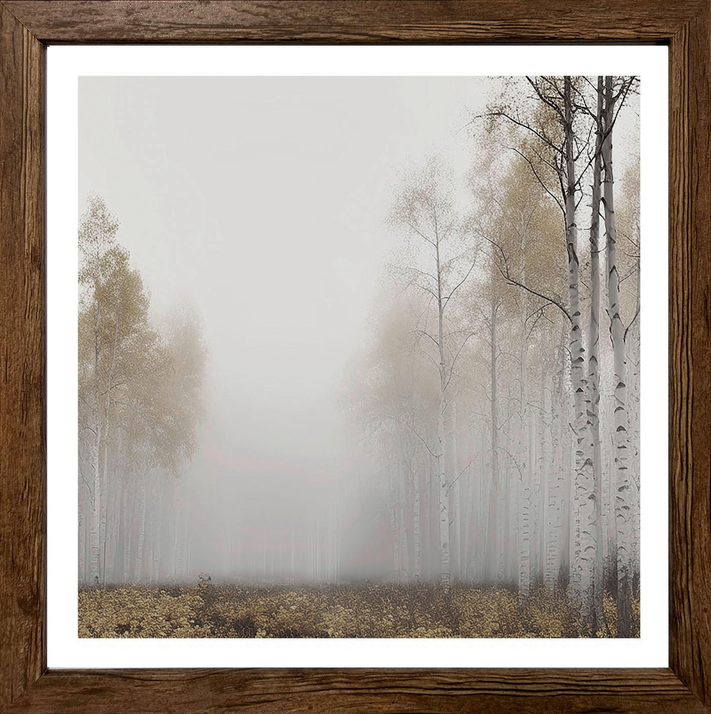 Bönninghoff Gerahmtes Bild Bäume Bild_Cheb 35x35cm - Bönninghoff
