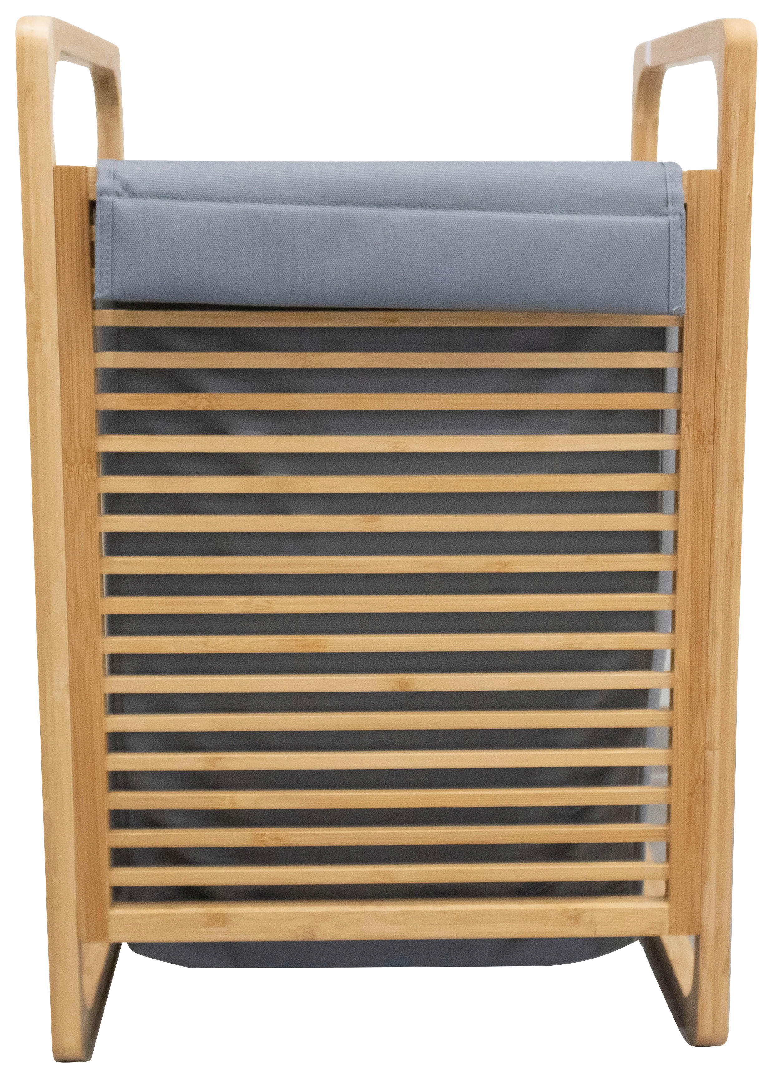Wäschebox natur Bambus Wäschekorb_Bamboo_Fabrics - natur/grau