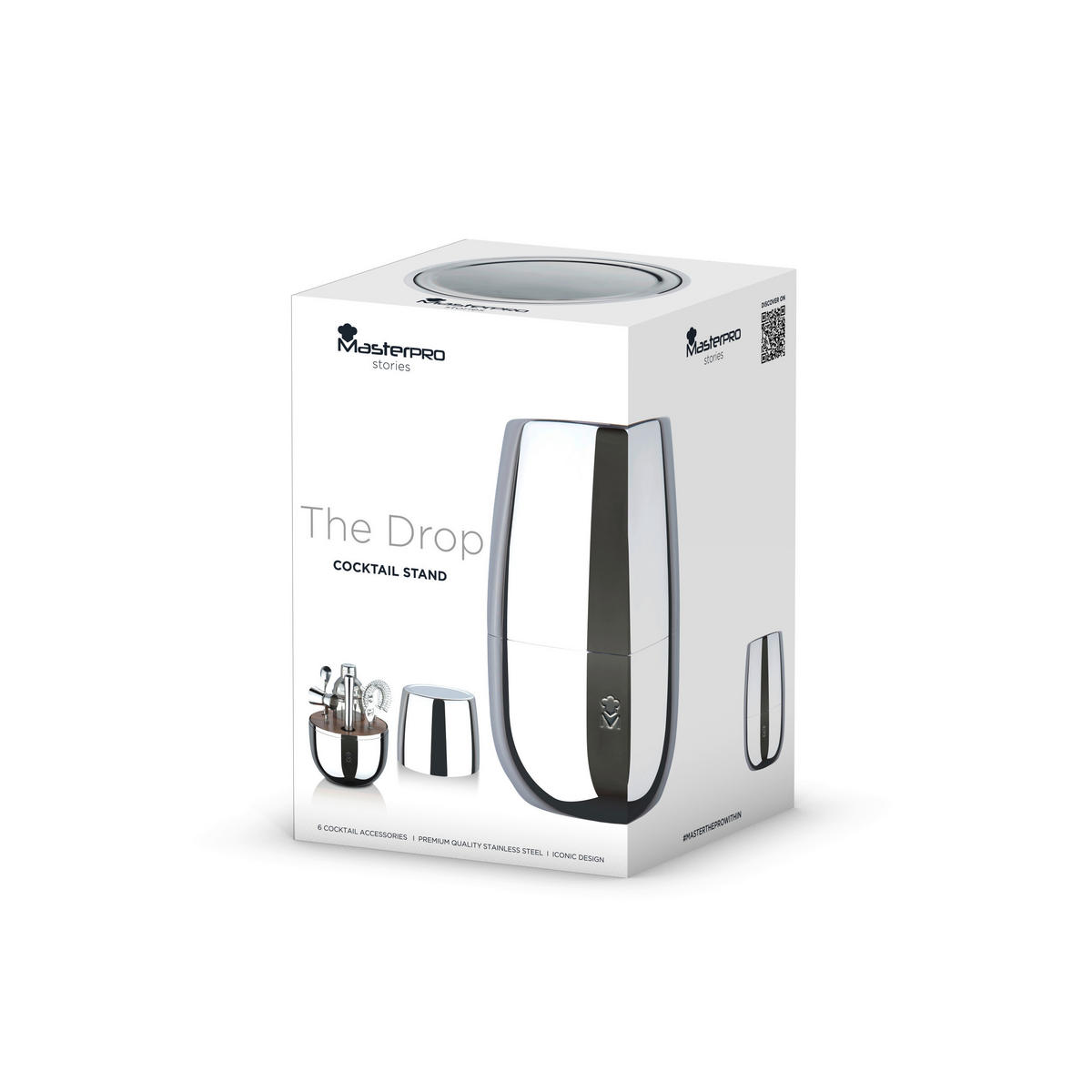 MASTERPRO Cocktail-Set THE DROP silber Edelstahl THE DROP - silber - MASTERPRO