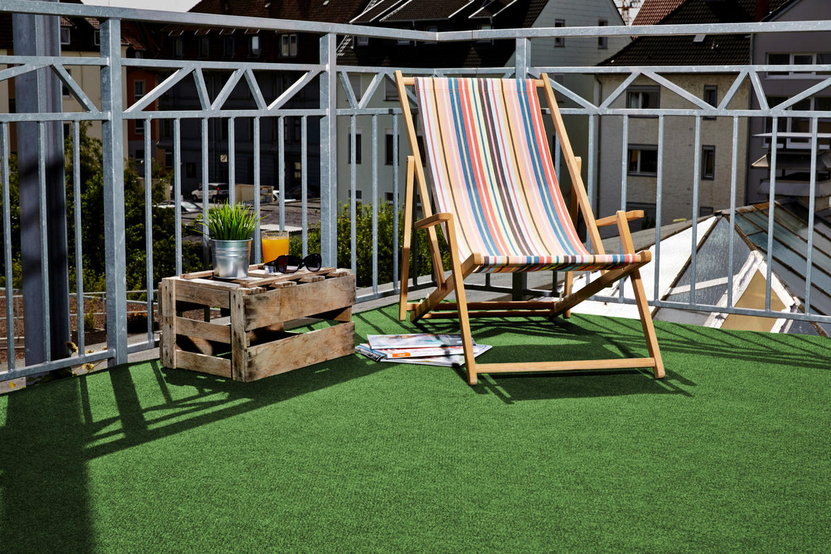 Kunstrasen Grass grün B/L: ca. 100x200 cm pro Stück Grass - grün (100,00/200,00cm)