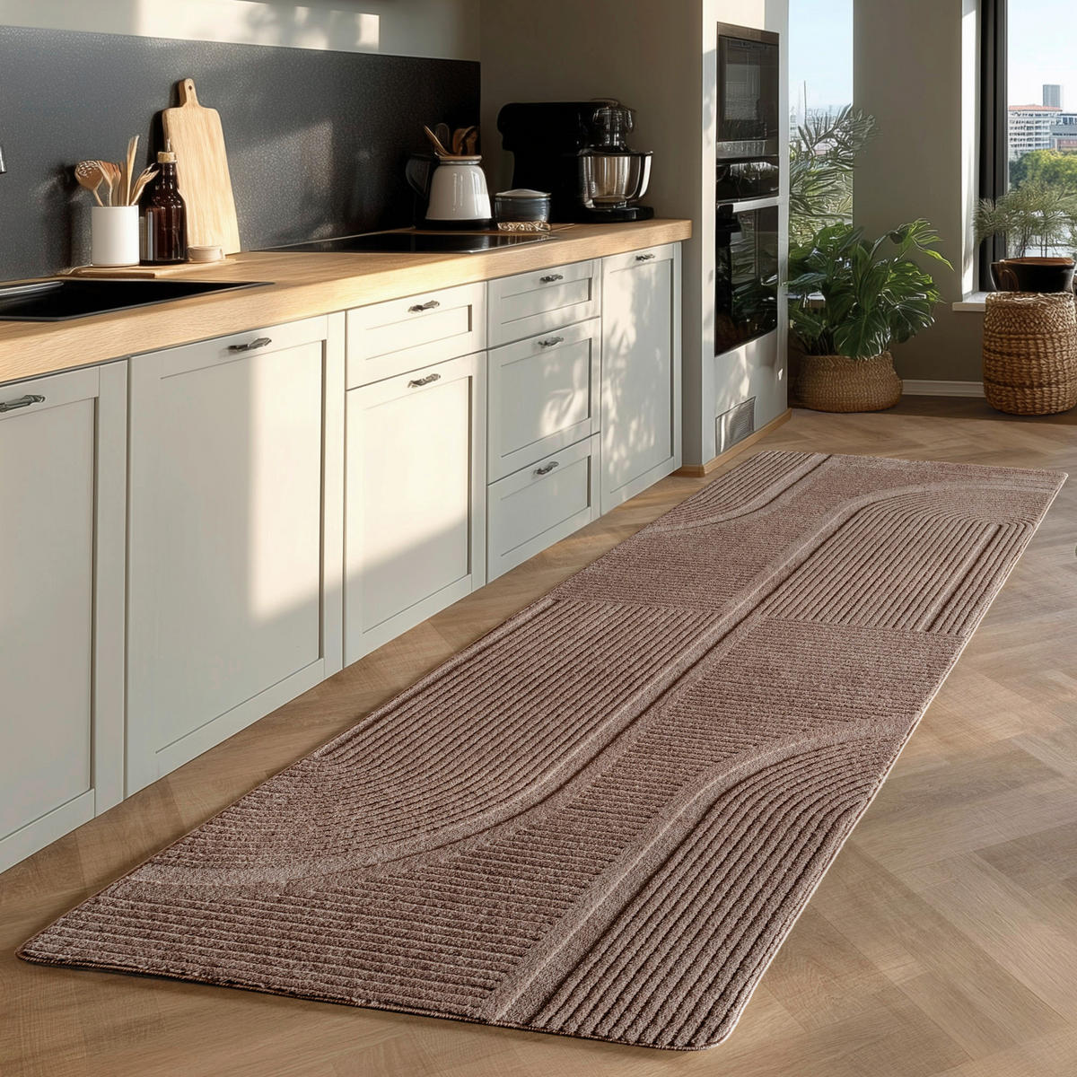 Ayyildiz Teppich POMPEI beige B/L: ca. 80x250 cm POMPEI - beige (80,00/250,00cm) - Ayyildiz