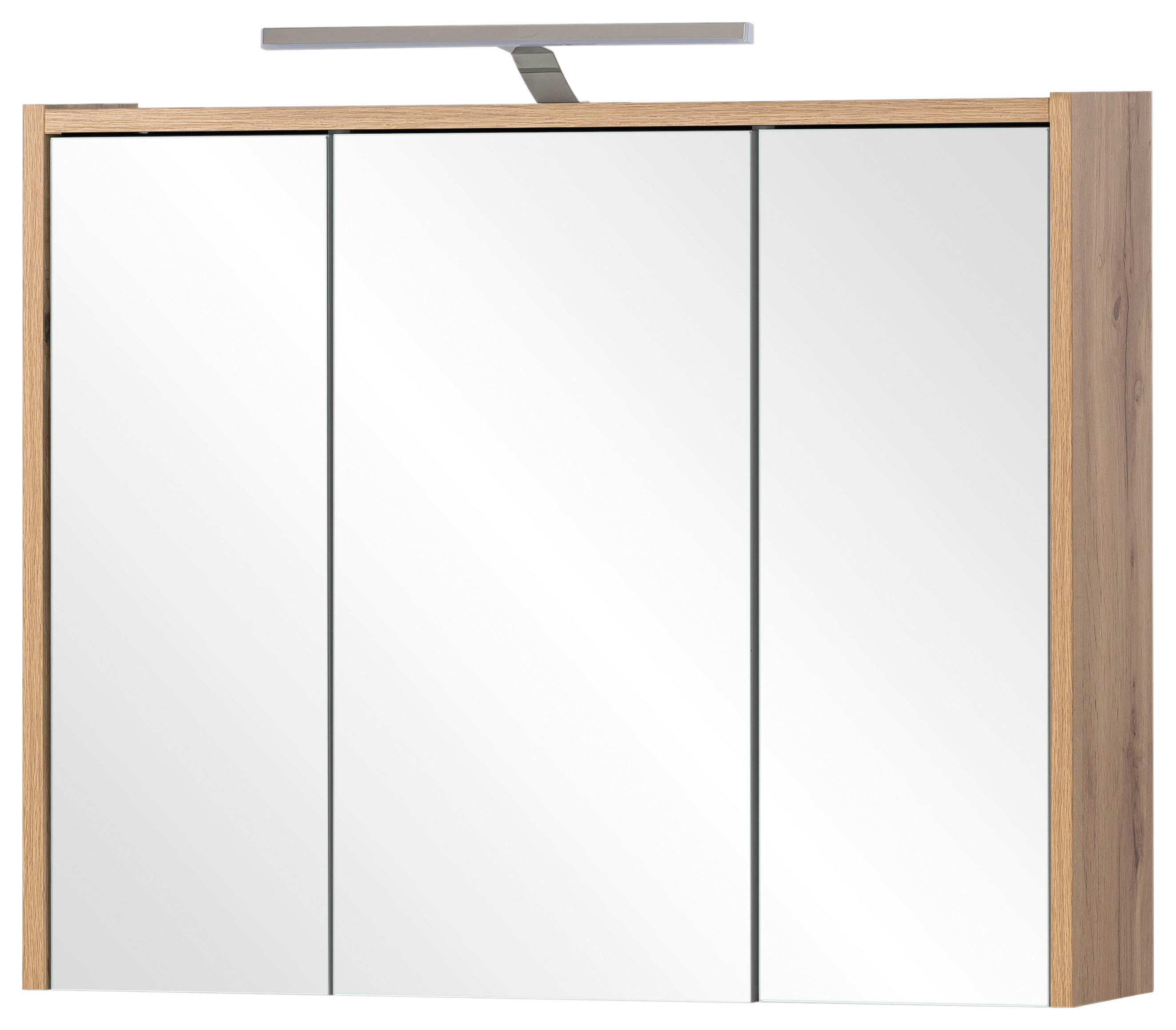 Spiegelschrank Flag Eiche Landhaus Nachbildung B/H/T: ca. 74,5x64x16 cm Flag - Eiche (74,50/64,00/16,00cm) - Möbelpartner