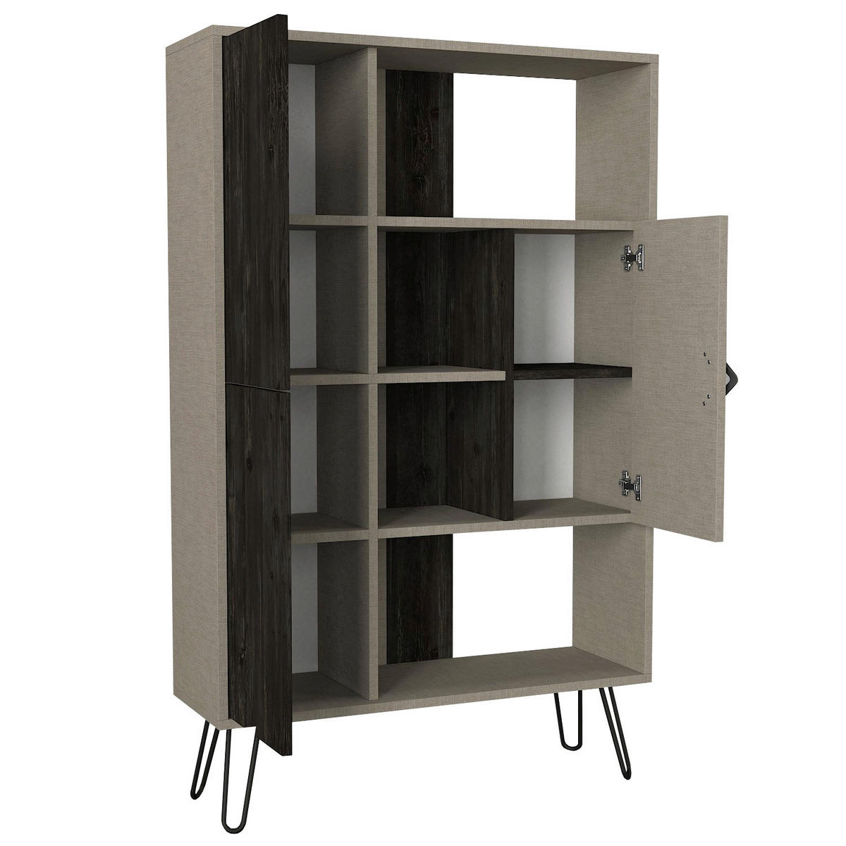 Regal Trenta Rebab grau B/H/T: ca. 90x144x31 cm Trenta - Rebab/grau (90,00/144,00/31,00cm) - moebel17