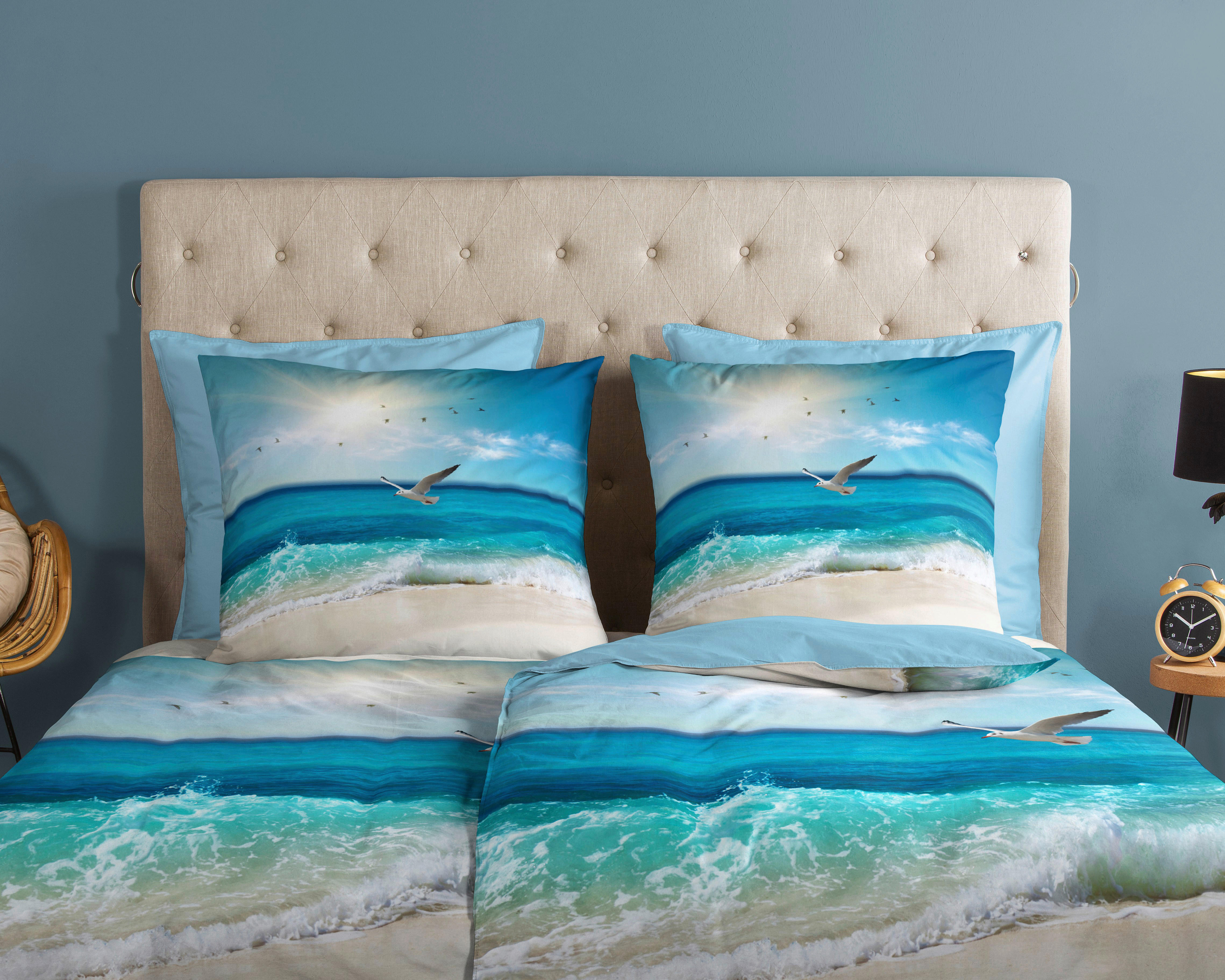 Thumbnail - Baumwoll Bettwäsche Sealife Multi Baumwolle B/L: ca. 135x200 cm