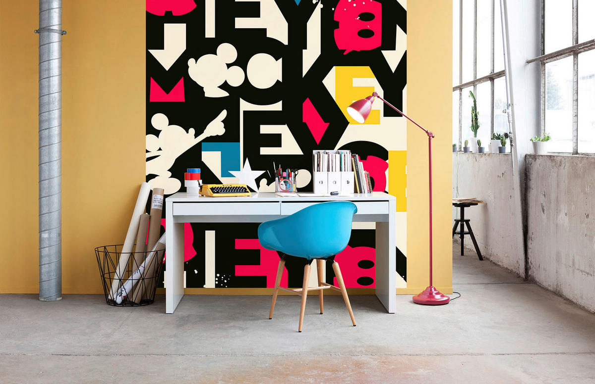 Komar Fototapete Mickey Mixup IADX5-054 B/H: ca. 250x280 cm Mickey Mixup IADX5-054 - (250,00/280,00cm) - Komar