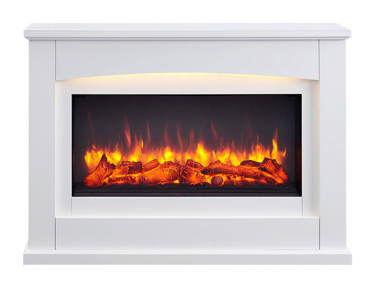 RICHEN Elektrischer Kamin Argon weiß MDF B/H/T: ca. 1211x876x288 cm ▷  online bei POCO kaufen