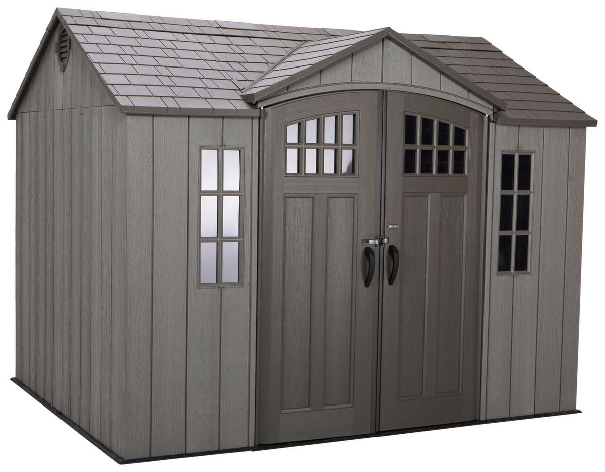 Lifetime Gartenhaus Saturn dunkelgrau B/H/L: ca. 305x244x244 cm Saturn - dunkelgrau (244,00/305,00/244,00cm) - Lifetime