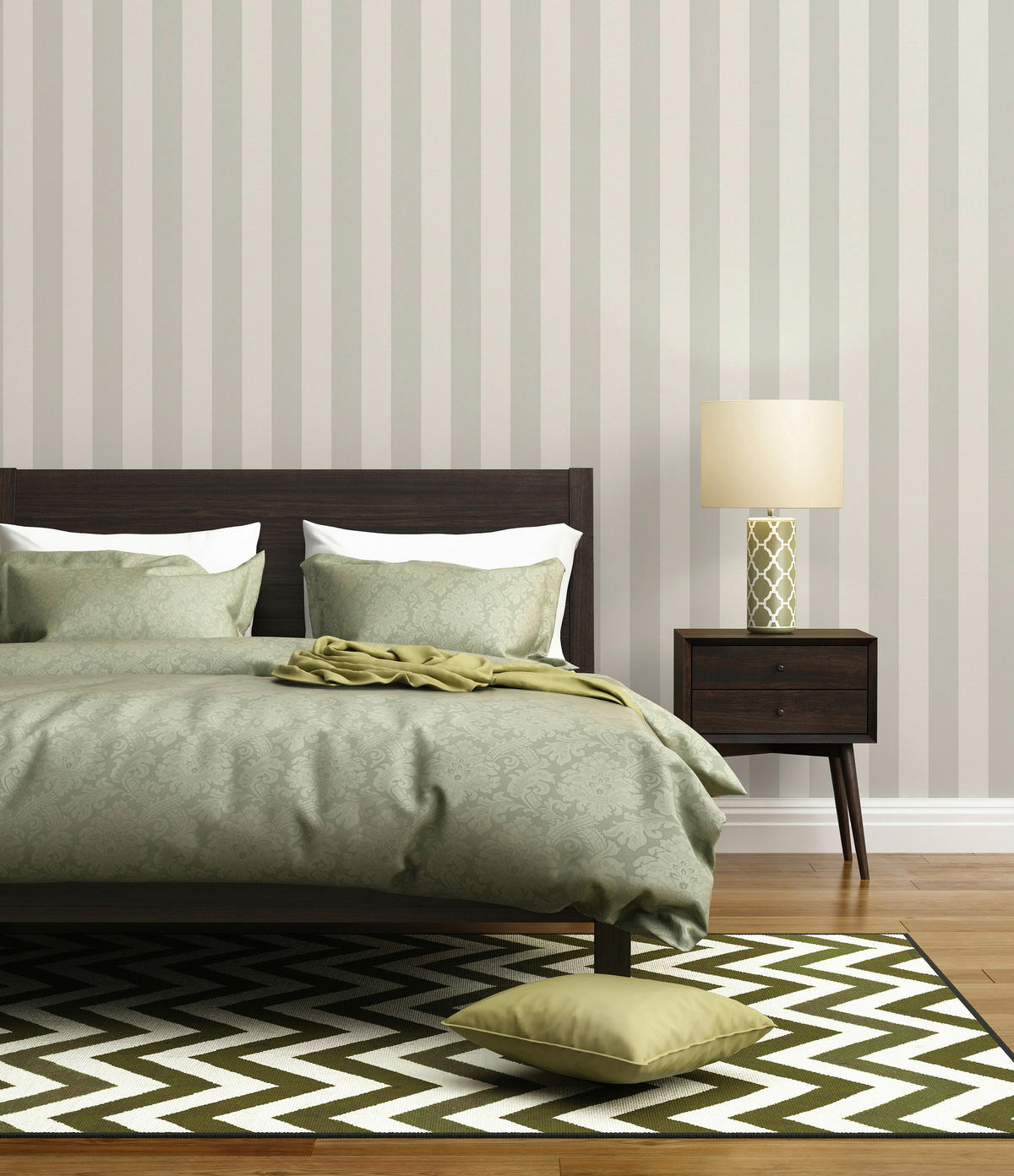 A.S.Creation Vliestapete Trendwall 2 Streifen grau B/L: ca. 53x1005 cm Trendwall 2 - grau (53,00/1005,00cm) - A.S.Creation