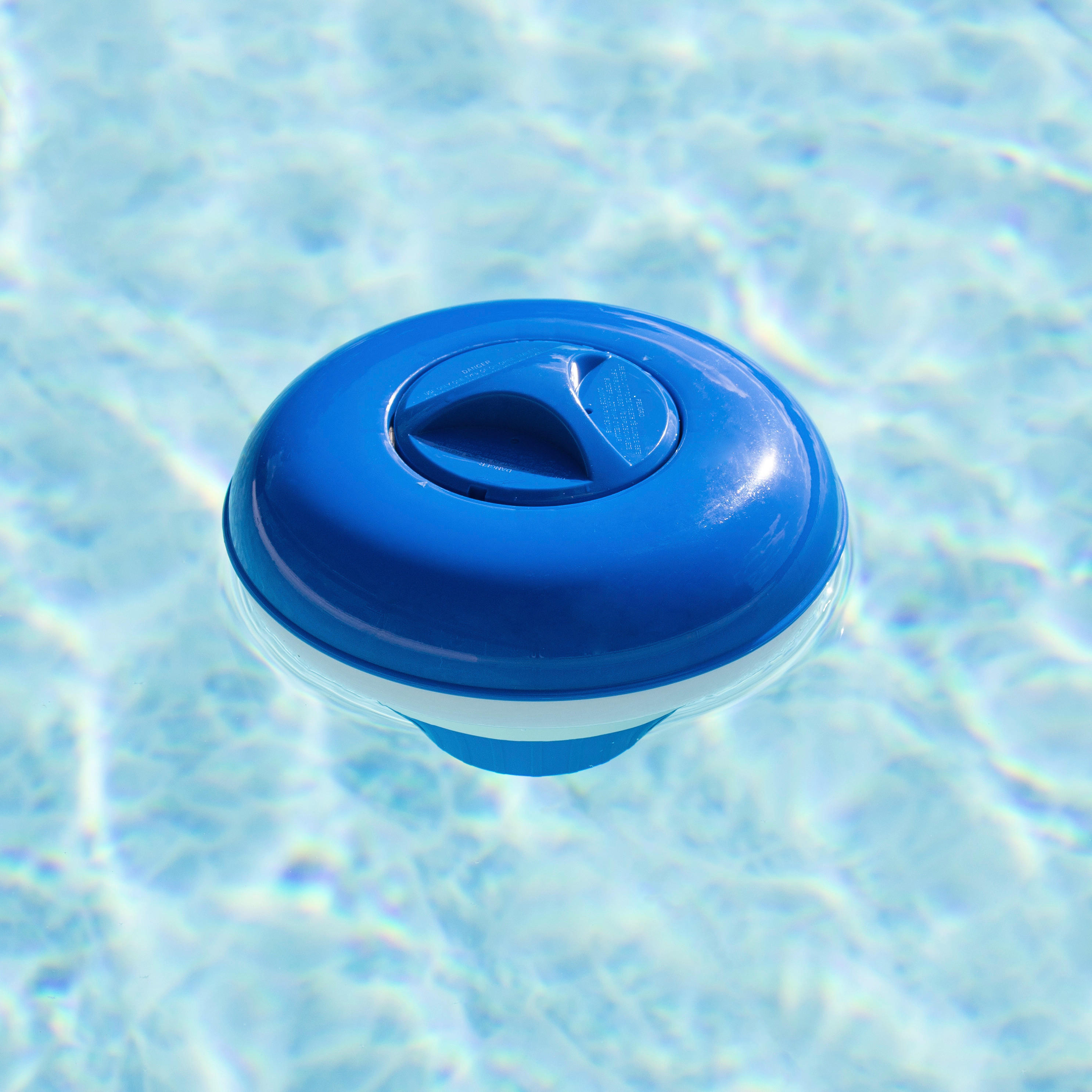 HI Dosierschwimmer blau Kunststoff D: ca. 22 cm Dosierschwimmer - blau/weiß (22,00cm) - HI