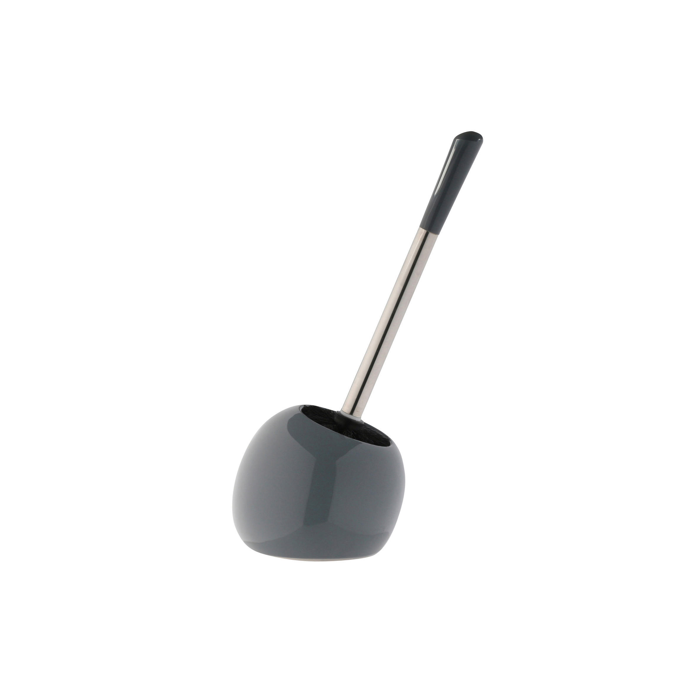 WC-Garnitur anthrazit silber Keramik WC-Garnitur_Pisa grau - anthrazit/silber (15,50/15,50/34,50cm) - Axentia