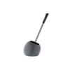 WC-Garnitur anthrazit silber Keramik WC-Garnitur_Pisa grau - anthrazit/silber (15,50/15,50/34,50cm) - Axentia