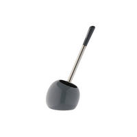 WC-Garnitur anthrazit silber Keramik WC-Garnitur_Pisa grau - anthrazit/silber (15,50/15,50/34,50cm) - Axentia