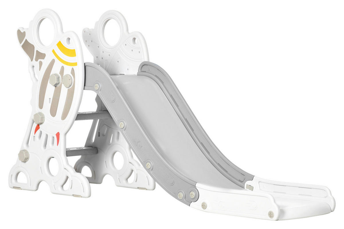 AIYAPLAY Outdoor-Spielzeug grau B/H/L: ca. 46,5x157x80 cm Kinderrutsche - grau (80,00/46,50/157,00cm) - AIYAPLAY