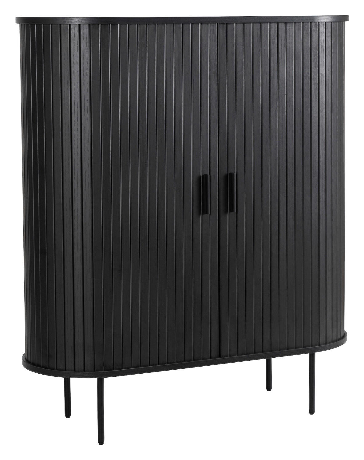 Kommode SELVA schwarz B/H/T: ca. 100x118x40 cm SELVA - schwarz (100,00/118,00/40,00cm) - WIPMEB