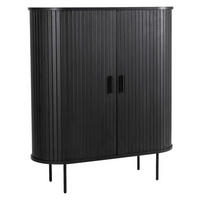 Kommode SELVA schwarz B/H/T: ca. 100x118x40 cm SELVA - schwarz (100,00/118,00/40,00cm) - WIPMEB