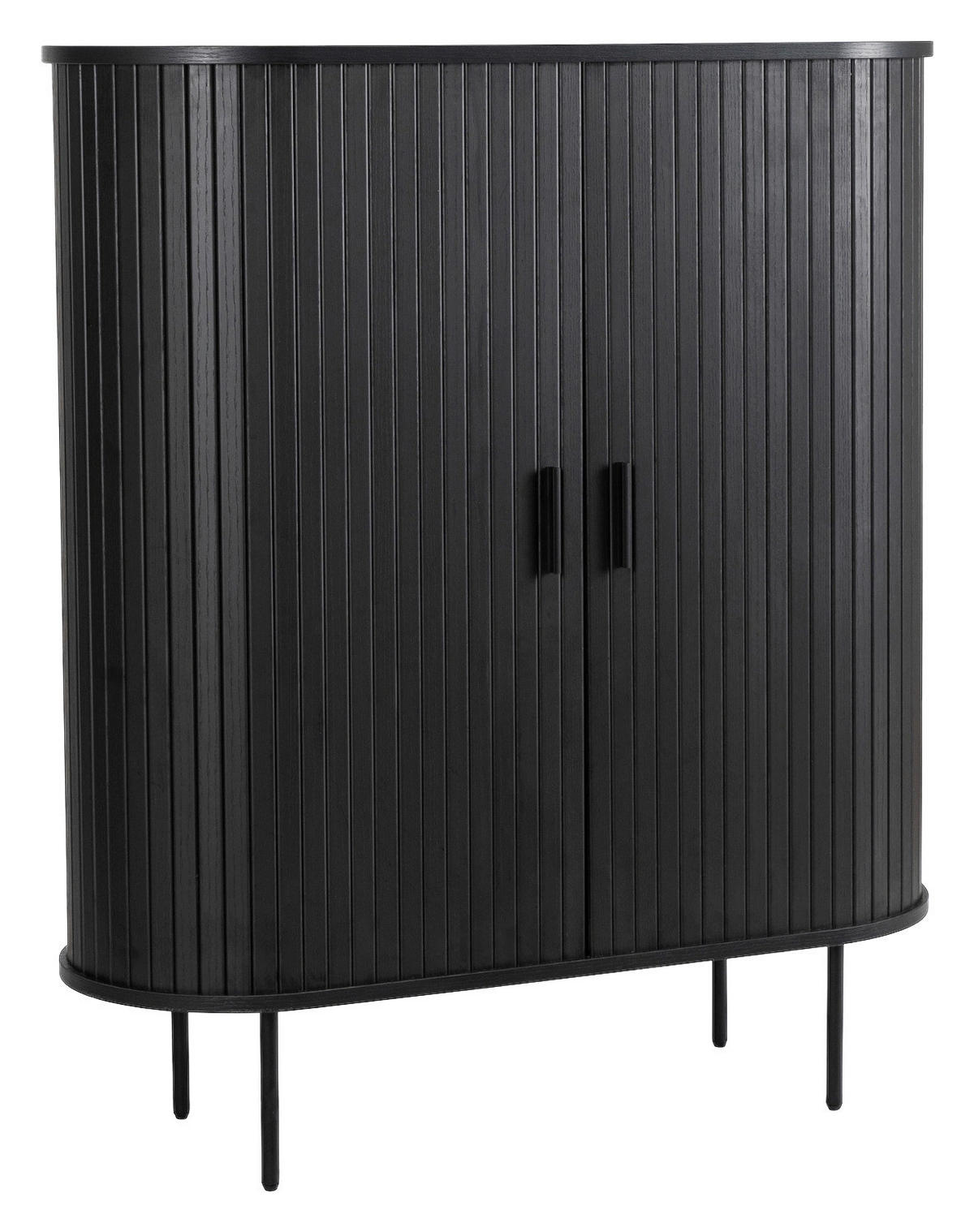 Kommode SELVA schwarz B/H/T: ca. 100x118x40 cm SELVA - schwarz (100,00/118,00/40,00cm) - WIPMEB