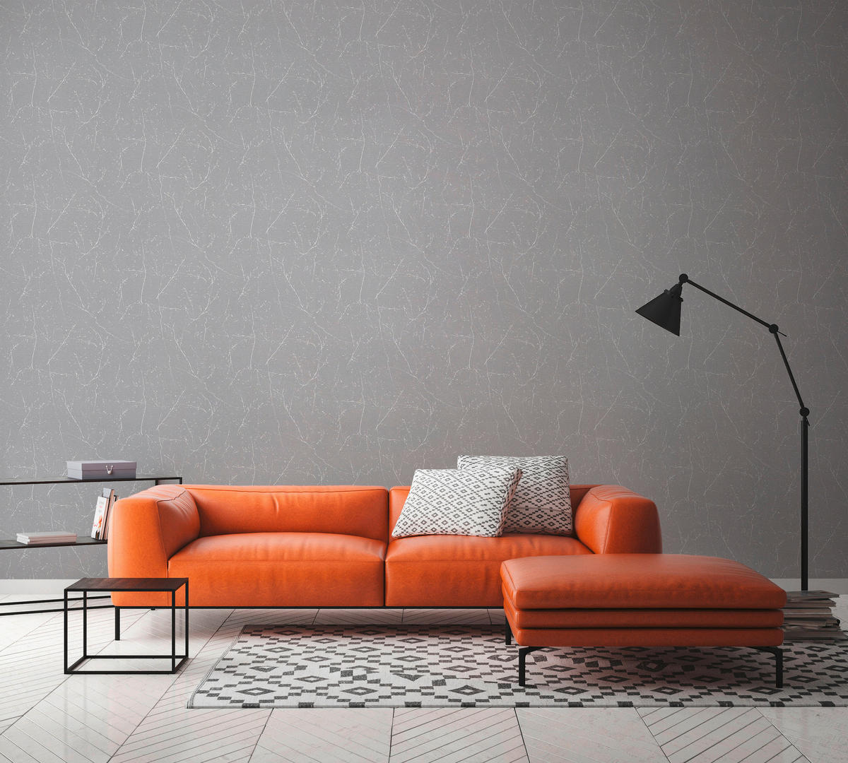 A.S.Creation Vliestapete Terra grau B/L: ca. 53x1005 cm Terra - grau (53,00/1005,00cm) - A.S.Creation