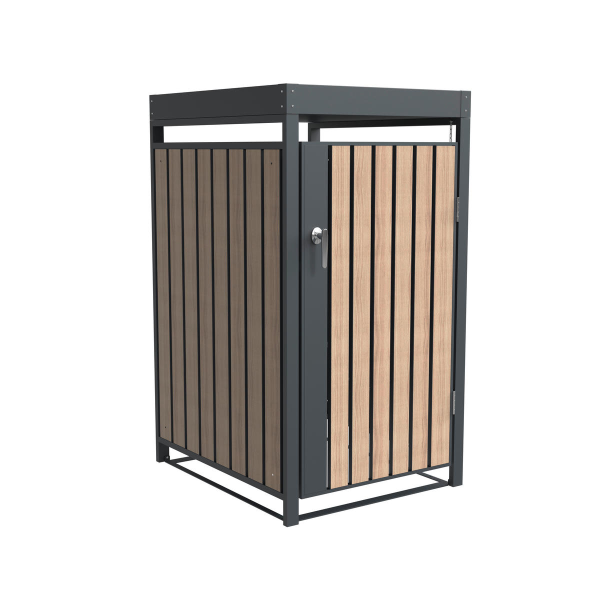 Westmann Mülltonnenbox Planta braun B/H/L: ca. 68x124x84 cm Planta - braun (84,00/68,00/124,00cm) - Westmann