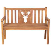 deVries Gartenbank Woodie natur Teakholz B/H/T: ca. 120x89x60 cm Woodie - natur (120,00/89,00/60,00cm) - deVries