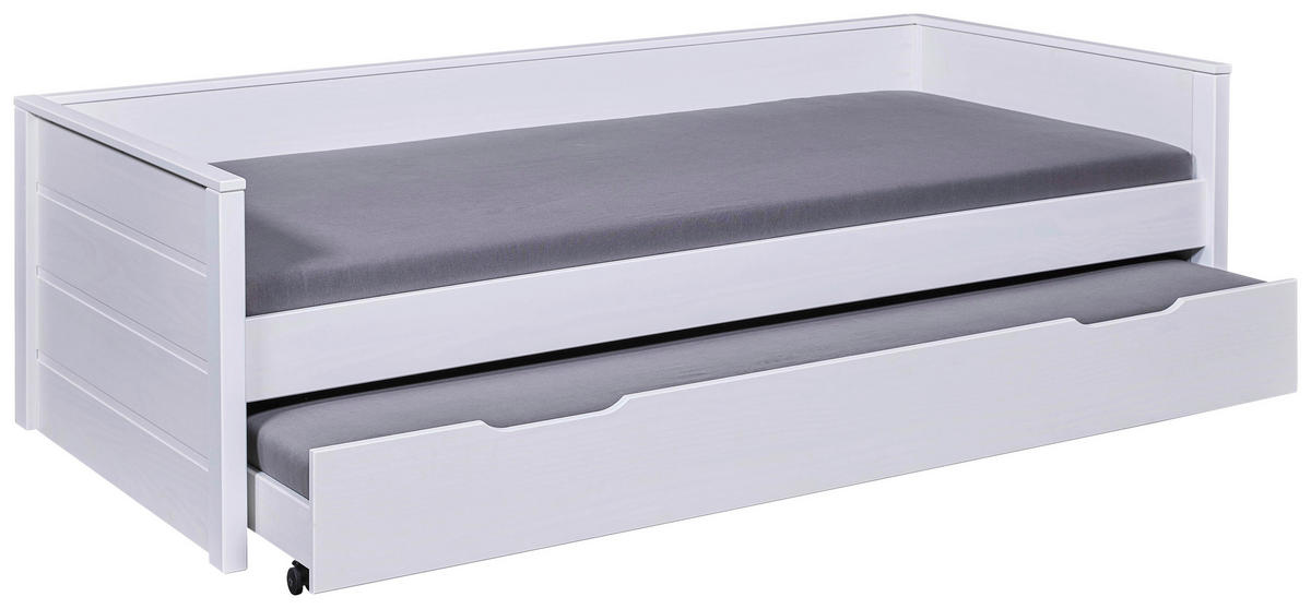 Funktionsbett DREAM THE FUTURE weiß DREAM THE FUTURE - weiß (208,40/60,00/98,20cm) - Inter Link