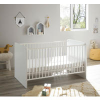 Babybett Alex weiß B/H/T: ca. 82x81x144 cm Liegefläche B/L: ca. 70x140 cm Alex - weiß (82,00/81,00/144,00cm)