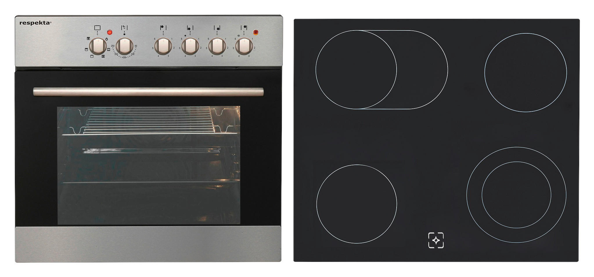 Thumbnail - Respekta Küchenblock Premium Eiche Eiche grau Nachbildung B/H/T: ca. 270x200x60 cm