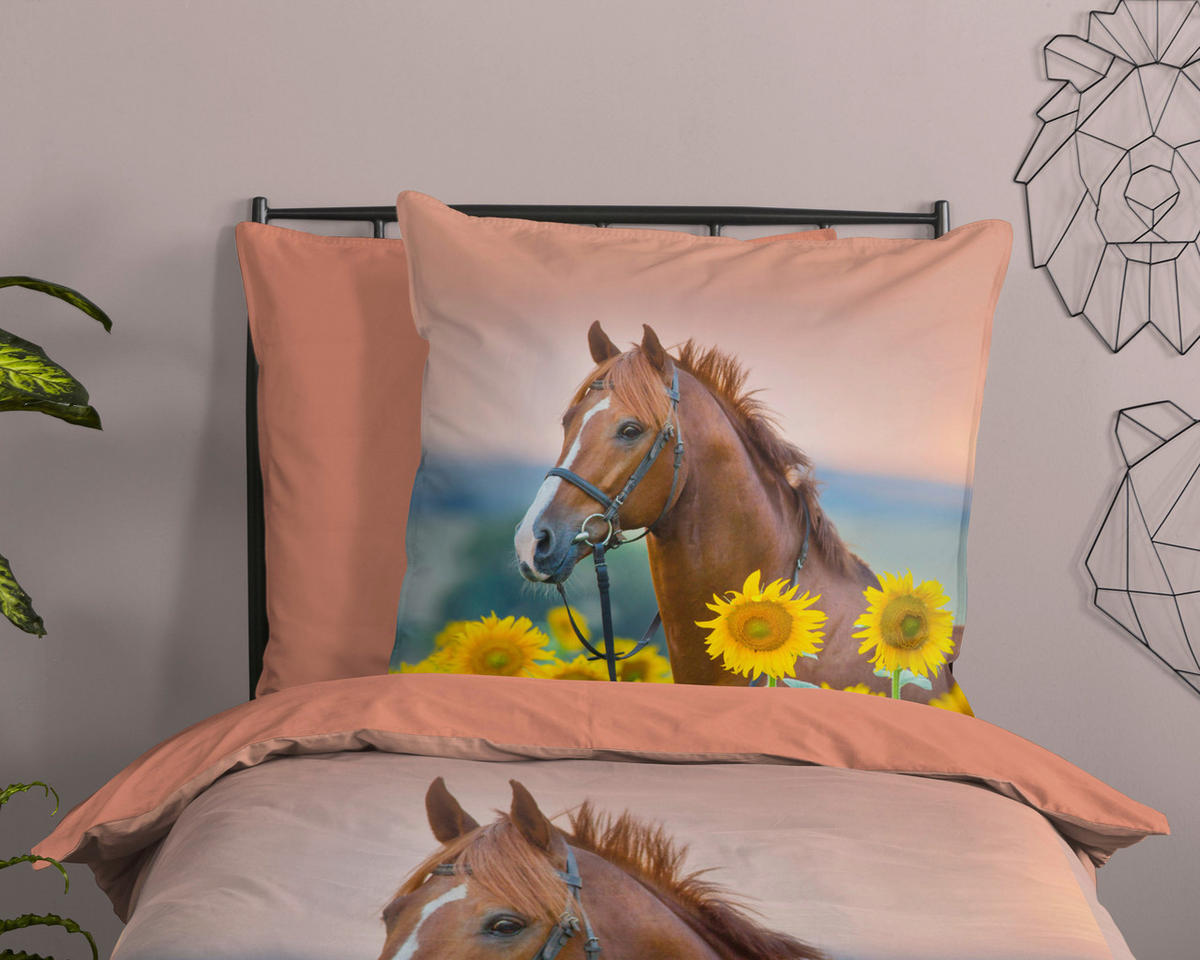 Baumwoll Bettwäsche Beauty Renforce Beauty - Multi (135,00/200,00cm) - Good Morning