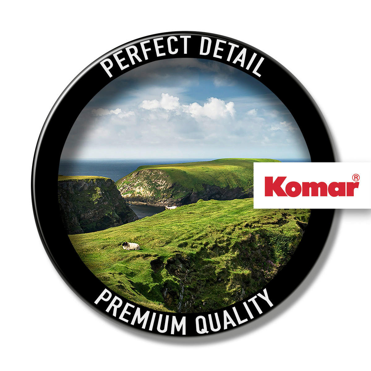 Komar Fototapete Green Ireland B/L: ca. 450x280 cm Green Ireland - (450,00/280,00cm) - Komar