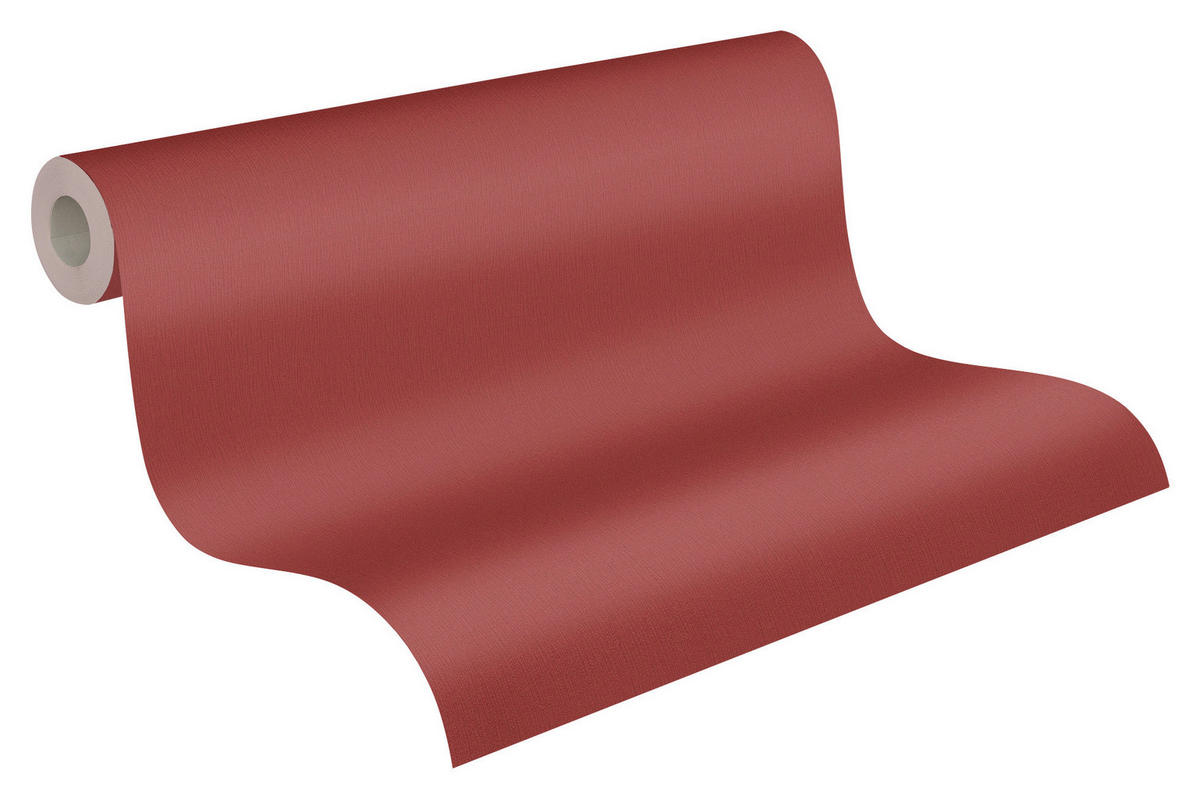 Livingwalls Vliestapete Best of Vlies Uni rot B/L: ca. 53x1005 cm Best of Vlies - rot (53,00/1005,00cm) - Livingwalls
