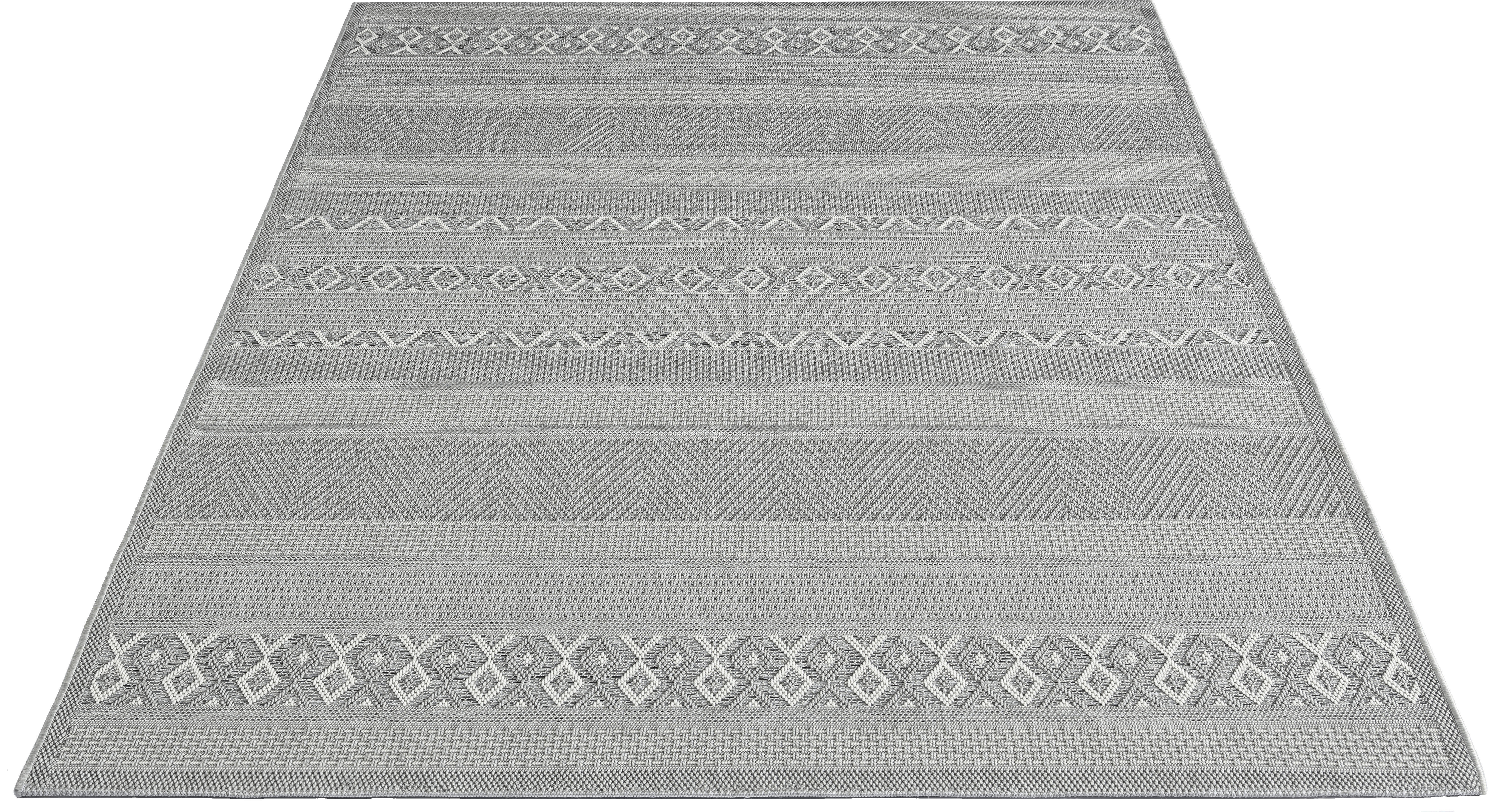 Merinos Teppich Ottowa grau B/L: ca. 240x340 cm Ottowa - grau (240,00/340,00cm) - Merinos