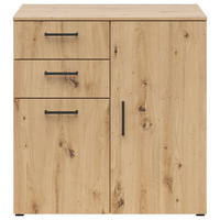 Kommode Multi-Stauraum Typ 27 Eiche Artisan Nachbildung B/H/T: ca. 80x83x52 cm Multi-Stauraum Typ 27 - Eiche (80,00/83,00/52,00cm)