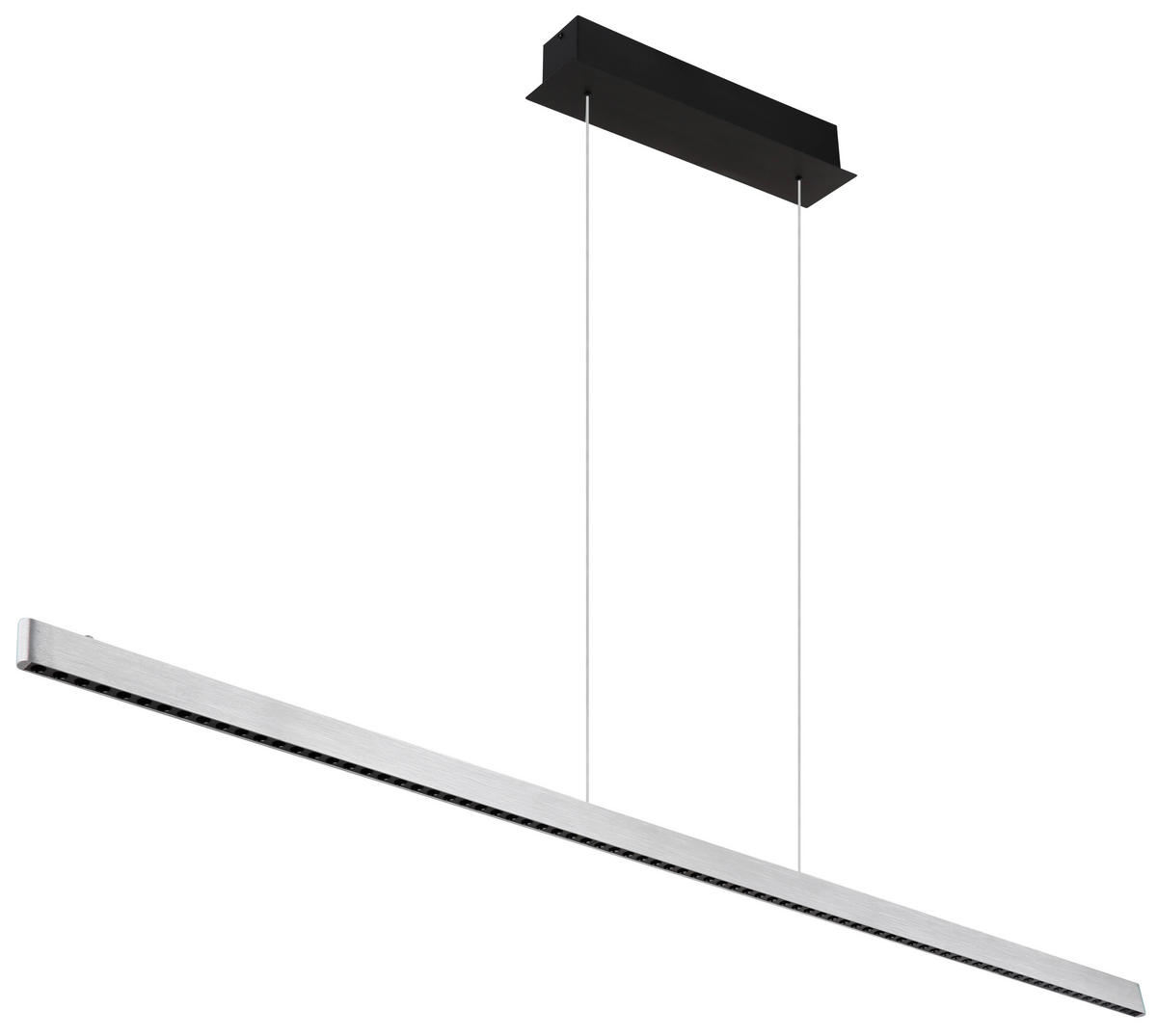 GLOBO Pendelleuchte mattschwarz Aluminium Metall B/H/T: ca. 9x120x150 cm 1.0 Brennstellen 17013H1 - mattschwarz (9,00/120,00/150,00cm) - GLOBO