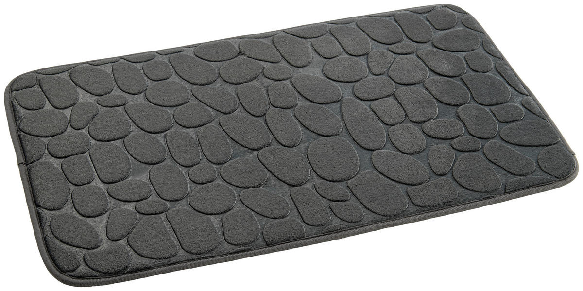 Badematte Stone Stone - anthrazit (45,00/70,00cm) - POCOline
