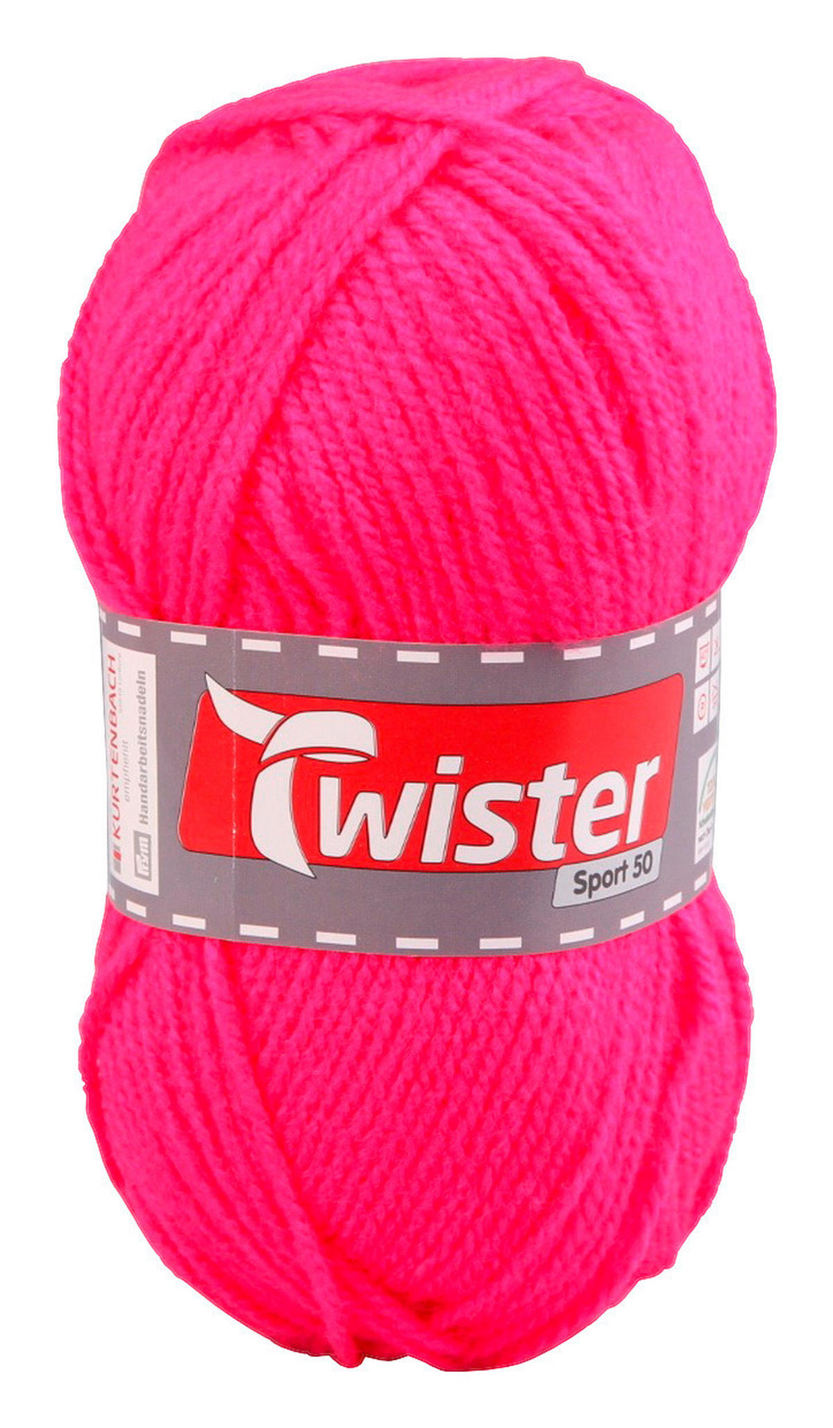 Handstrickgarn Twister Sport uni pink L: ca. 15000 cm Twister Sport uni - pink (15000,00cm) - Twister