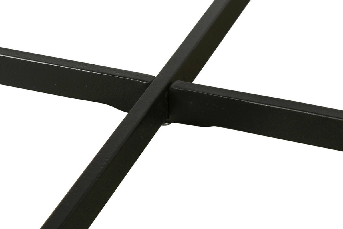 Couchtisch ALINA Eiche Artisan Nachbildung H/D: ca. 47x80 cm ALINA - Eiche/schwarz (80,00/47,00cm) - byLIVING