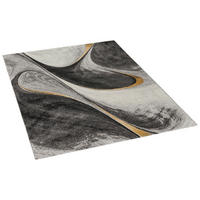 Webteppich Casino grau B/L: ca. 120x170 cm Casino - gold/grau (120,00/170,00cm)