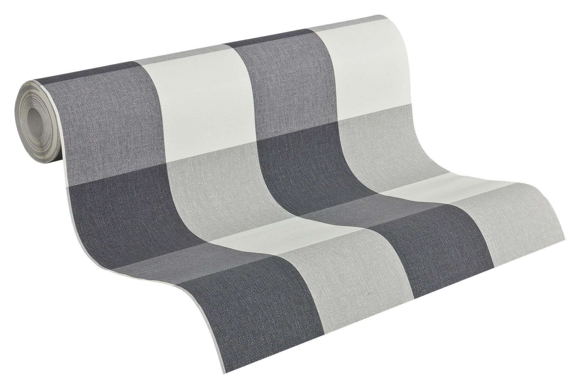 A.S.Creation Vliestapete Black & White Rauten grau B/L: ca. 53x1005 cm Black & White - grau (53,00/1005,00cm) - A.S.Creation
