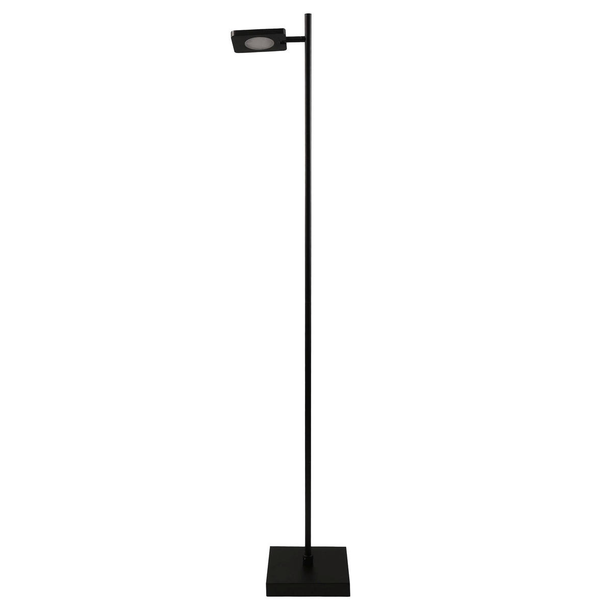 Näve Leuchten LED-Stehleuchte schwarz Metall B/H/T: ca. 26,6x135x20 cm LUPA - schwarz (26,60/135,00/20,00cm) - Näve Leuchten