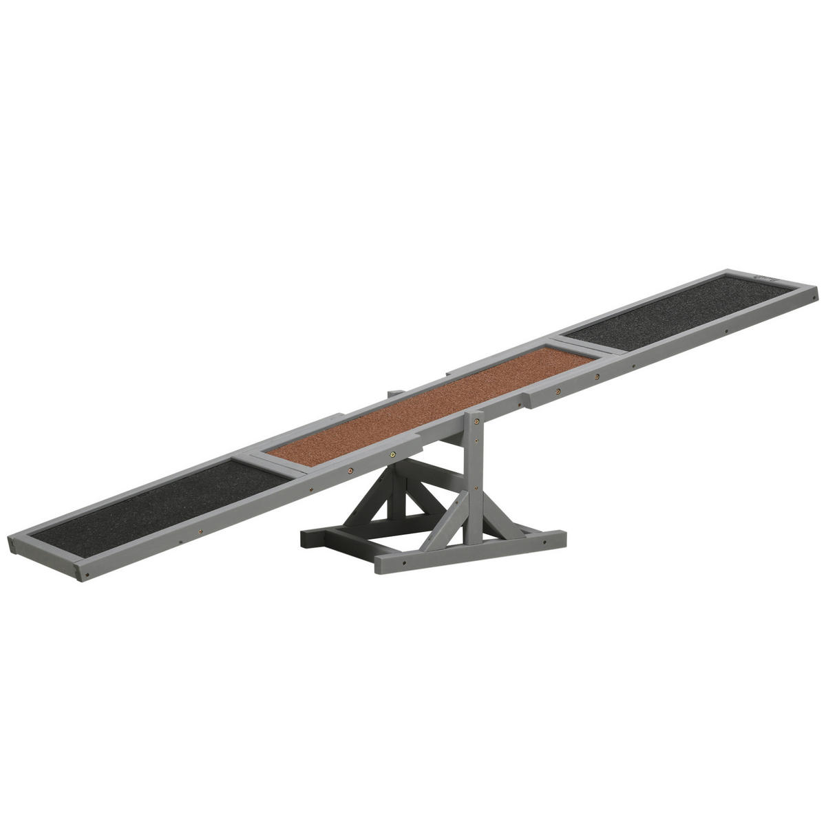 PawHut Hunde-Zubehör grau Polypropylen B/H/L: ca. 30x180x30 cm Hundewippe - grau (30,00/30,00/180,00cm) - PawHut