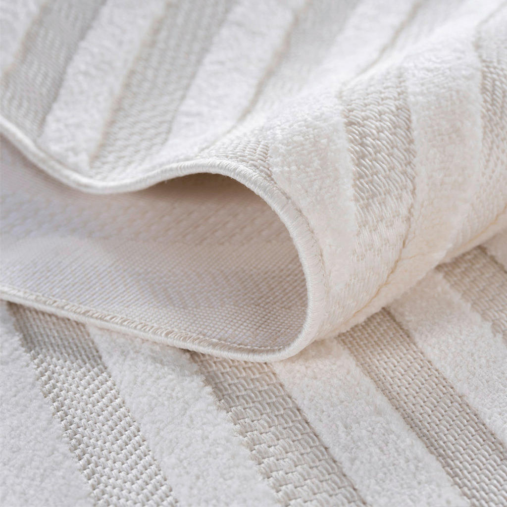 Thumbnail - Ayyildiz Kurzflorteppich DOHA creme B/L: ca. 80x150 cm