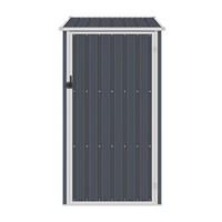 VidaXL Gerätehaus anthrazit B/H: ca. 87x159 cm Gerätehaus - anthrazit (87,00/159,00cm) - VidaXL