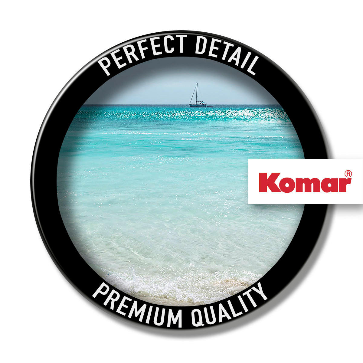 Komar Fototapete Azur Ozean B/L: ca. 400x250 cm Azur Ozean - (400,00/250,00cm) - Komar